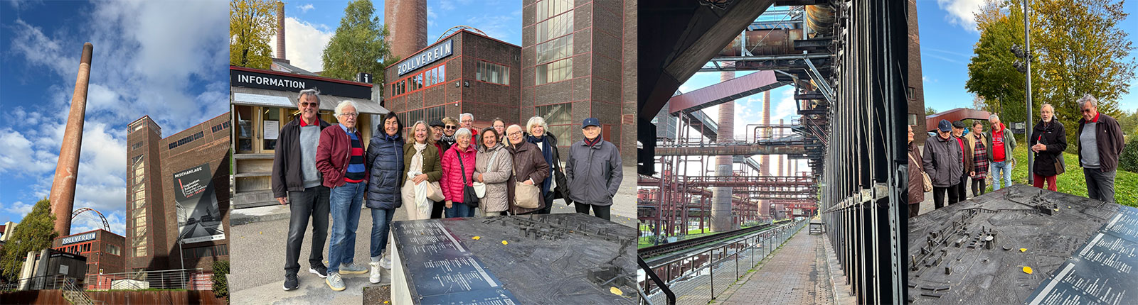 Impressionen aus der Exkursion Die Maschinen aus der Bandweberei